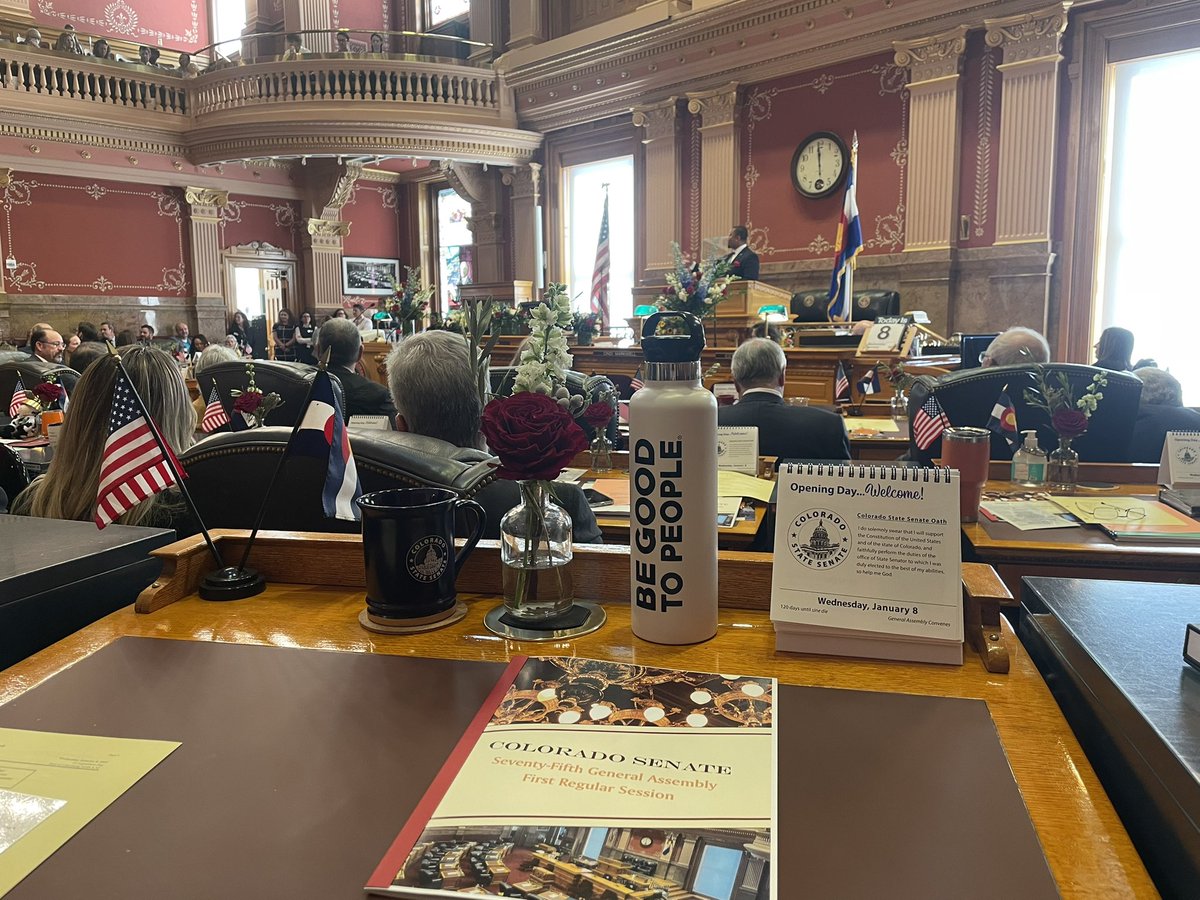 Happy Opening Day of the 75th General Assembly - I'm ready to get to work for the people of Senate District 8 and Colorado!