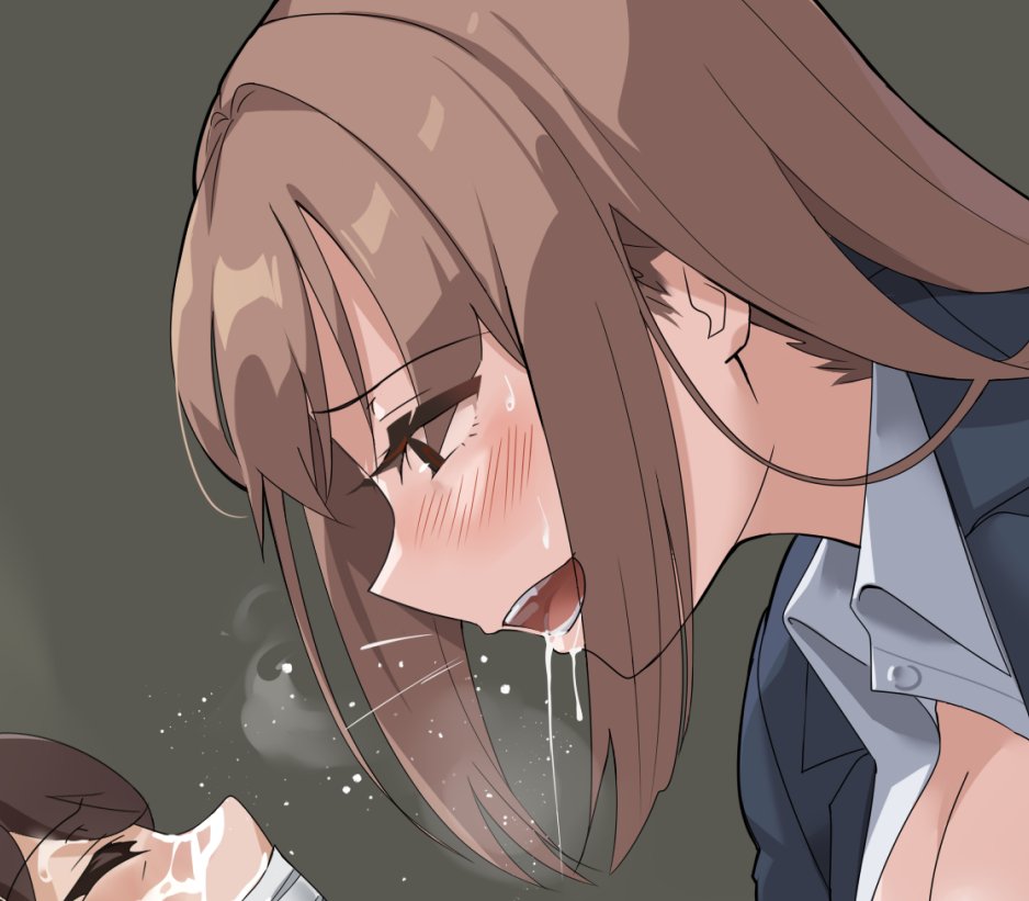 唾まみれで哀れな部下をみて、だんだん興奮してきちゃう美麗様 