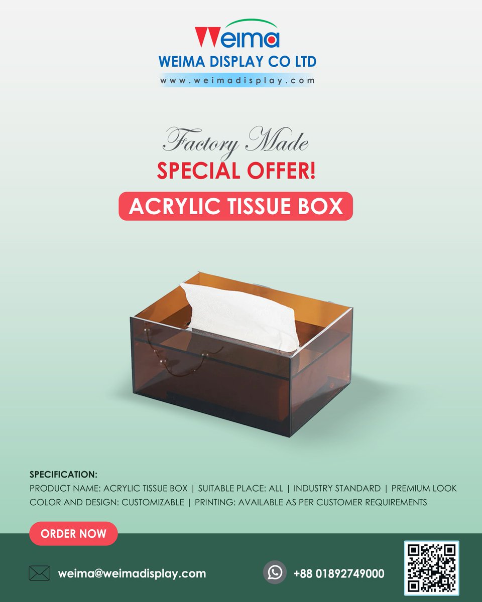 AcrylicWeima's tweet photo. #AcrylicTissueBox 
#ElegantDesign 
#HomeDecor 
#OfficeEssentials 
#RestaurantStyle 
#HotelLuxury 
#BarAccessories 
#WineShopDesign 
#VapeShopStyle" https://t.co/duEBlMpohA