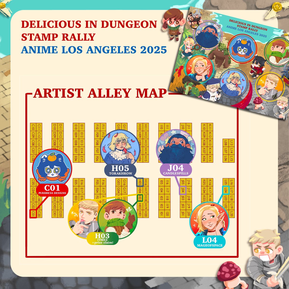 ๐ ๐๐๐๐ โง shop open!! (@_mageofspace_) on Twitter photo dunmeshi stamp rally with four incredible artists!! read for how to play and the super awesome prizes we have!! (signed print WHATTT)
๐ <a href="/itme_z/">Z ๐๐งก (she/her) @ AX O29</a>
๐ <a href="/torakhrow/">Tora ๐ฑ OTAKON E309</a>
๐ <a href="/purrresa/">Teresa Acosta</a>
๐ <a href="/candlespills/">๐ฏ๏ธ</a> dunmeshi stamp rally with four incredible artists!! read for how to play and the super awesome prizes we have!! (signed print WHATTT)
๐ <a href="/itme_z/">Z ๐๐งก (she/her) @ AX O29</a>
๐ <a href="/torakhrow/">Tora ๐ฑ OTAKON E309</a>
๐ <a href="/purrresa/">Teresa Acosta</a>
๐ <a href="/candlespills/">๐ฏ๏ธ</a>