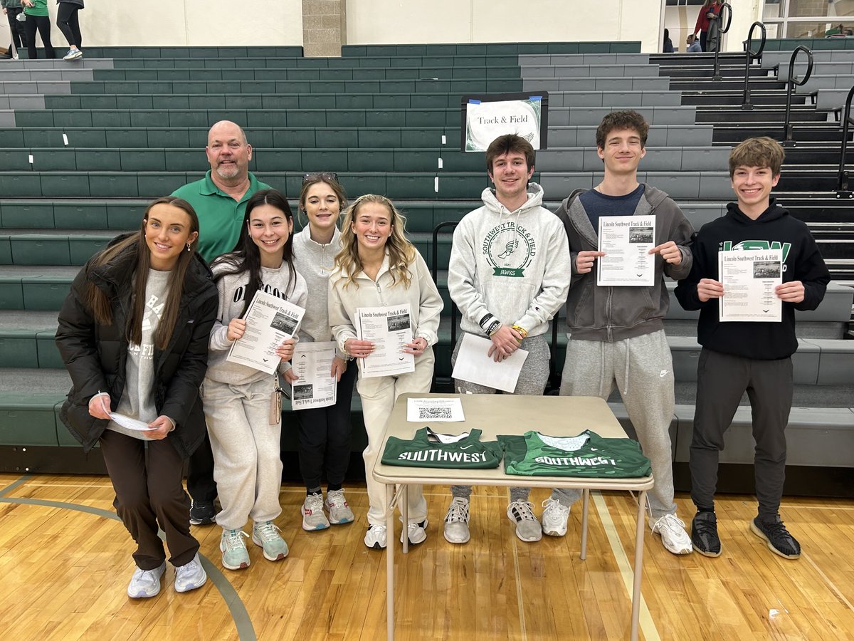 Thanks to Track and Field athletes for helping out at Future Hawk Night.  You rock!