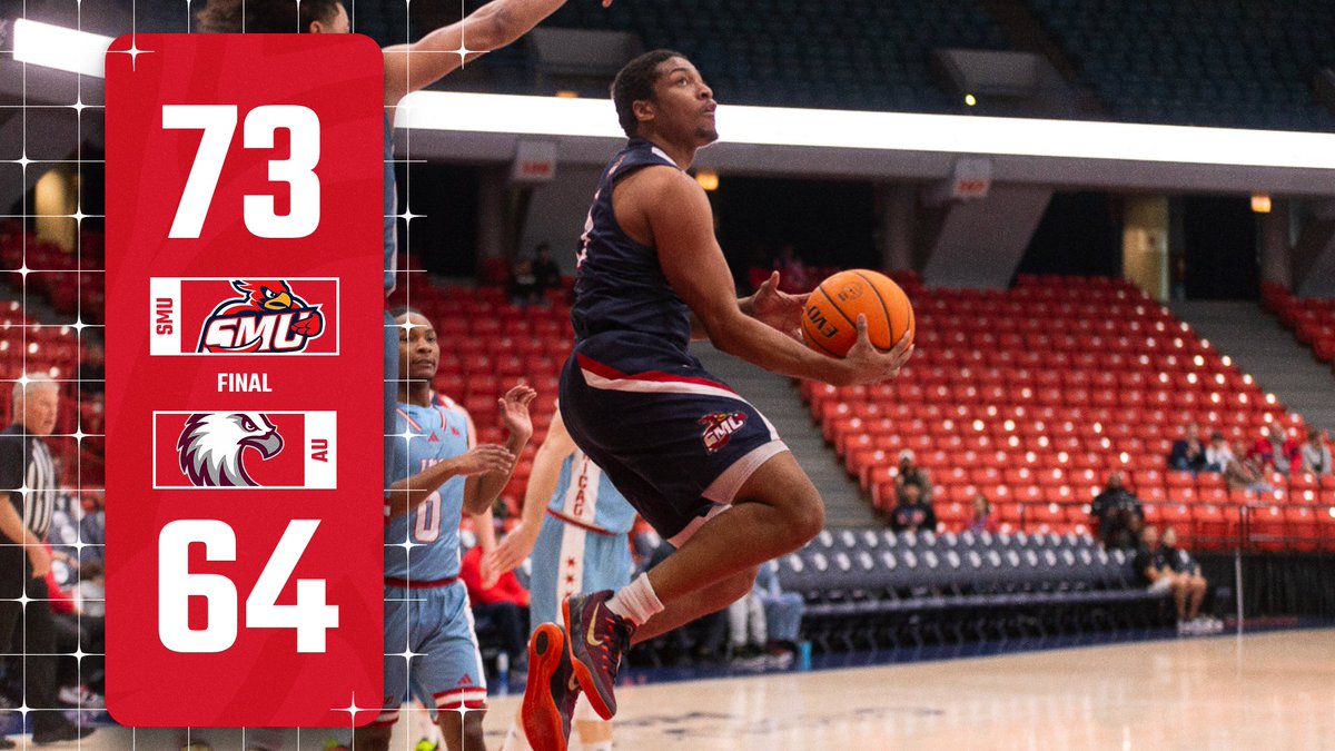 FINAL <a href="/SMUMN_Hoops/">SMUMN Men's Basketball</a> 

Sawyer provided the spark that helped propel the Cardinals past the Auggies for their first conference win of the season! Buysman, Branham, and Markham all finished in double figures. 🏀

#PROTECTTHENEST | #d3hoops