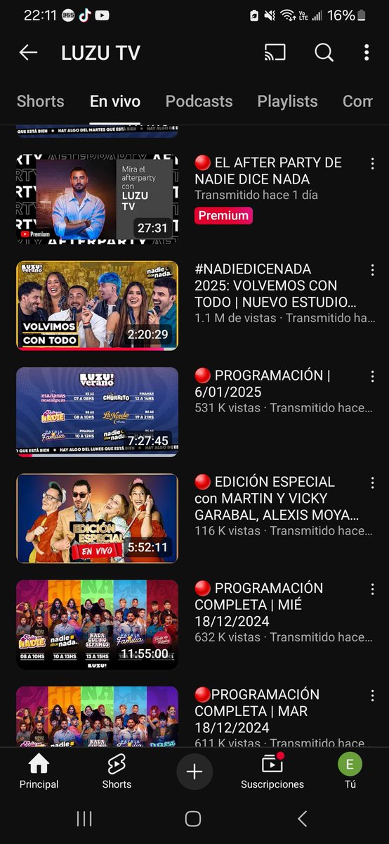 salasrulo's tweet photo. @RealTimeRating Informate mejor. el video con el resto de la programación se llama programacion 06/01/2025 y tiene sus 531k. Se imparcial,es gratis. Gracias https://t.co/QuJt5qMHq3