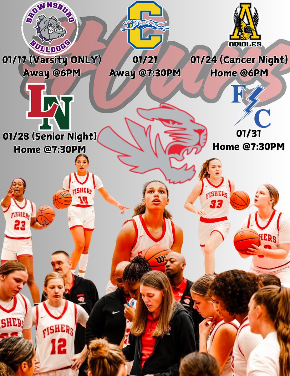 π«ππππππ πͺππππππππππ (@coachchris818) on Twitter photo Come see the <a href="/FHSLadyTigersBB/">FHS Girls Basketball</a> Team these last 5 games of the 2024-2025 regular seasonβοΈ
<a href="/RileySchell2028/">Riley Schellhammer</a> <a href="/allison_scheu/">Allison Scheu</a> <a href="/Nevaeh_Dickman/">Nevaeh Dickman</a> <a href="/AlannaAnthony11/">Alanna Anthony ( A-Lawn-uh)</a> <a href="/kayla_trip35/">Makayla Triplett</a> <a href="/_natalie_thomas/">Natalie Thomas</a> <a href="/akya_koenig/">Akya Koenig</a> <a href="/NEllison_2026/">Nicole_Ellison2026</a> <a href="/delaney_w1lson/">Delaney Wilson</a> <a href="/Caroline_Kirk_/">Caroline Kirkendall</a> <a href="/EllaBurl2028/">Ella Burleson</a> Come see the <a href="/FHSLadyTigersBB/">FHS Girls Basketball</a> Team these last 5 games of the 2024-2025 regular seasonβοΈ
<a href="/RileySchell2028/">Riley Schellhammer</a> <a href="/allison_scheu/">Allison Scheu</a> <a href="/Nevaeh_Dickman/">Nevaeh Dickman</a> <a href="/AlannaAnthony11/">Alanna Anthony ( A-Lawn-uh)</a> <a href="/kayla_trip35/">Makayla Triplett</a> <a href="/_natalie_thomas/">Natalie Thomas</a> <a href="/akya_koenig/">Akya Koenig</a> <a href="/NEllison_2026/">Nicole_Ellison2026</a> <a href="/delaney_w1lson/">Delaney Wilson</a> <a href="/Caroline_Kirk_/">Caroline Kirkendall</a> <a href="/EllaBurl2028/">Ella Burleson</a>