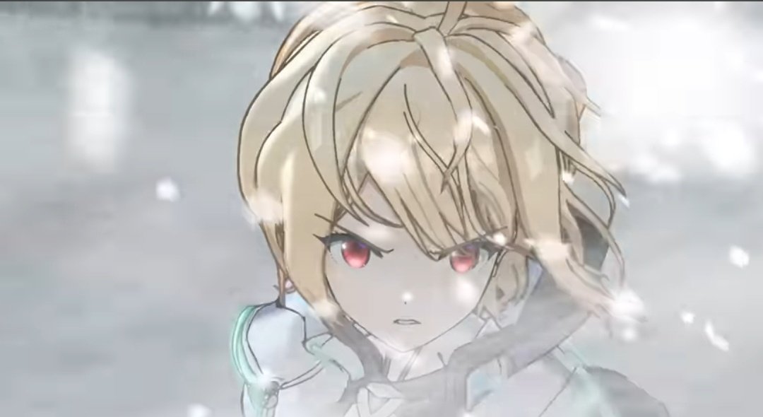 吹雪のなか走るとティザーpvみたいになるね 