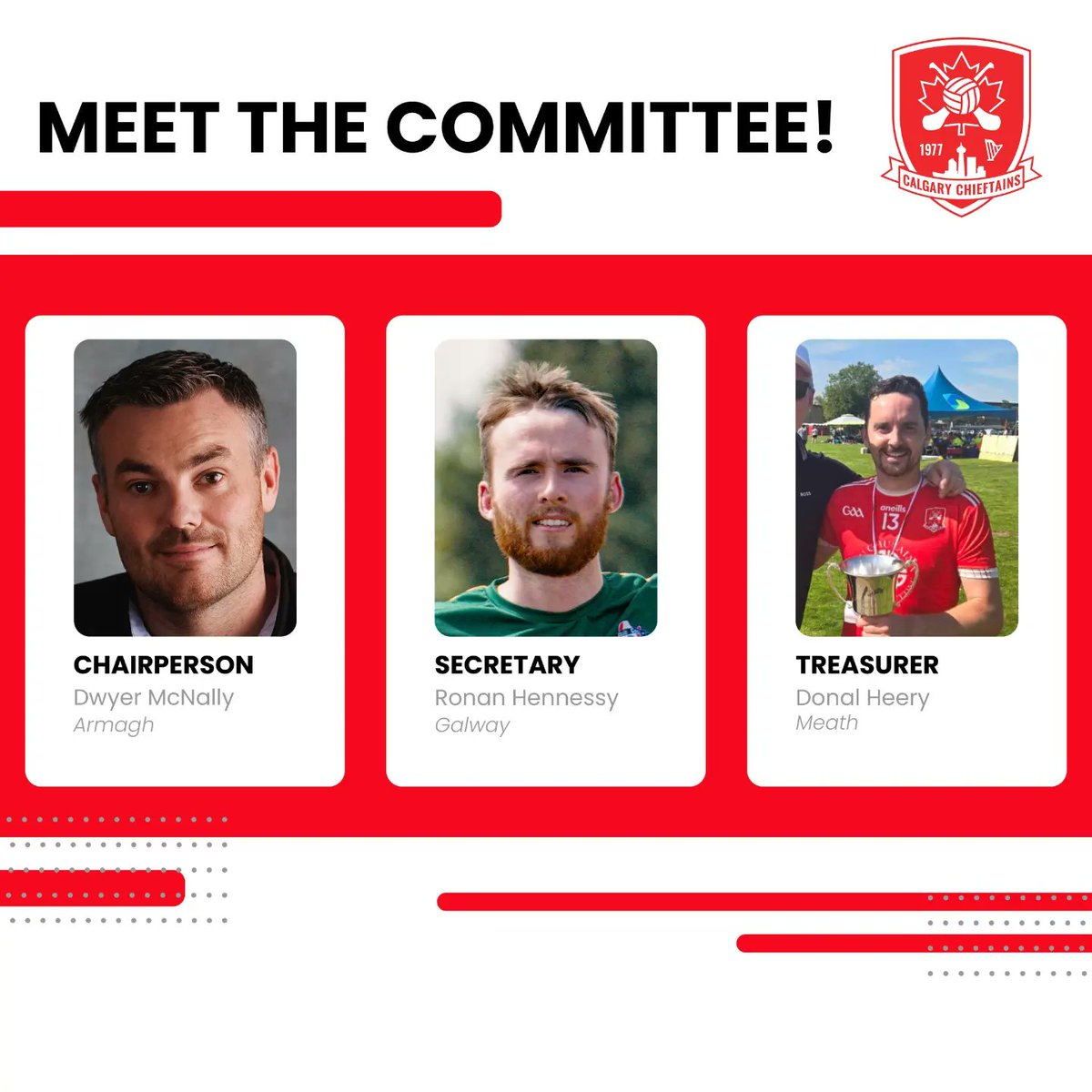 CalgaryGAA's tweet image. Now that everyone has comfortably settled into their roles, l'd like to introduce everyone to the Chieftains committee members for 2025! 

Theres lots of work going on behind the scenes and we are sure to have a very eventful season.
#chieftainsabú