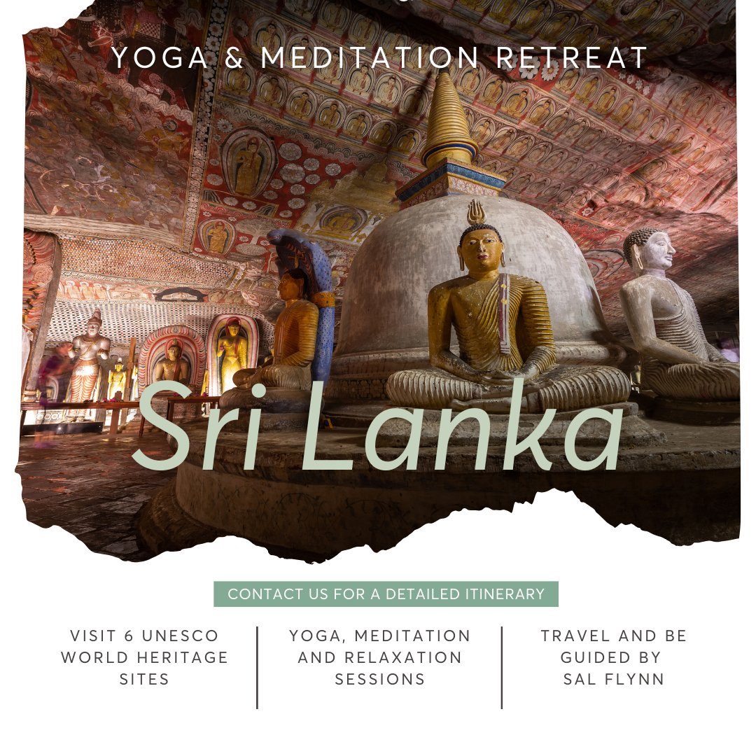 Join Sal Flynn in Sri Lanka on a Yoga and Meditation Retreat and Yoga holiday. Our first tour to Sri Lanka sold out in one week! bit.ly/4h31S5Y