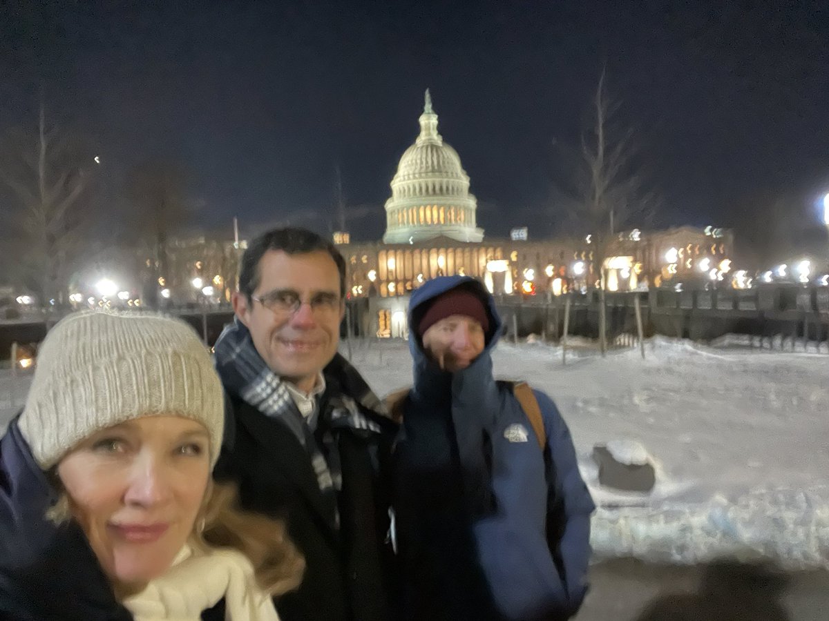 The  3 hour wait in the cold was worth it to honor President Jimmy Carter.
A great humanitarian who left the world better than he found it.