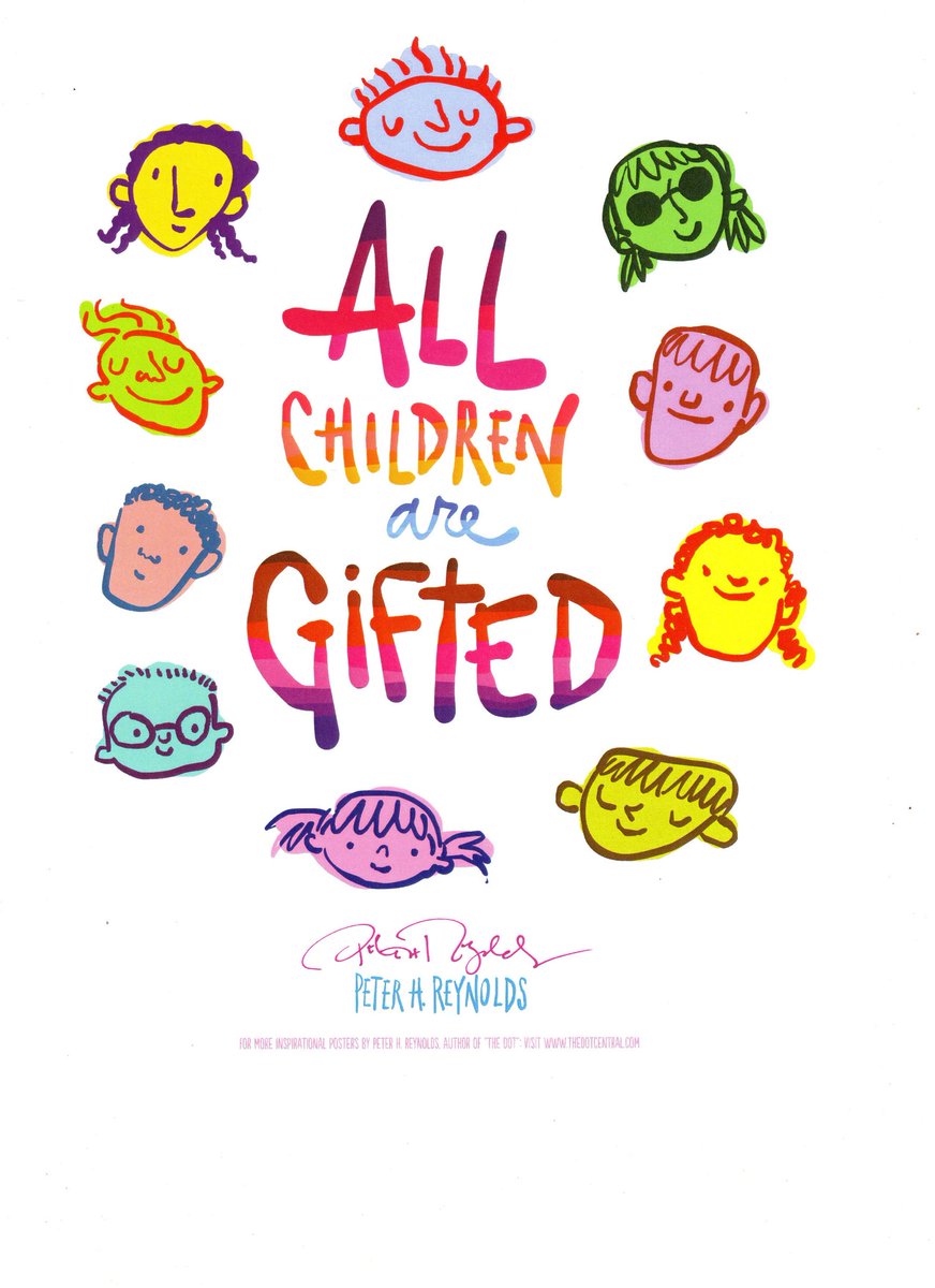 ScholasticEdu's tweet photo. Help your students discover their gifts and voices with the inspiring books of @PeterHReynolds ❤️ https://t.co/u3VhfnZZIS Submit your email for a chance to win a signed print to display in your classroom! https://t.co/eu1MOcSog3