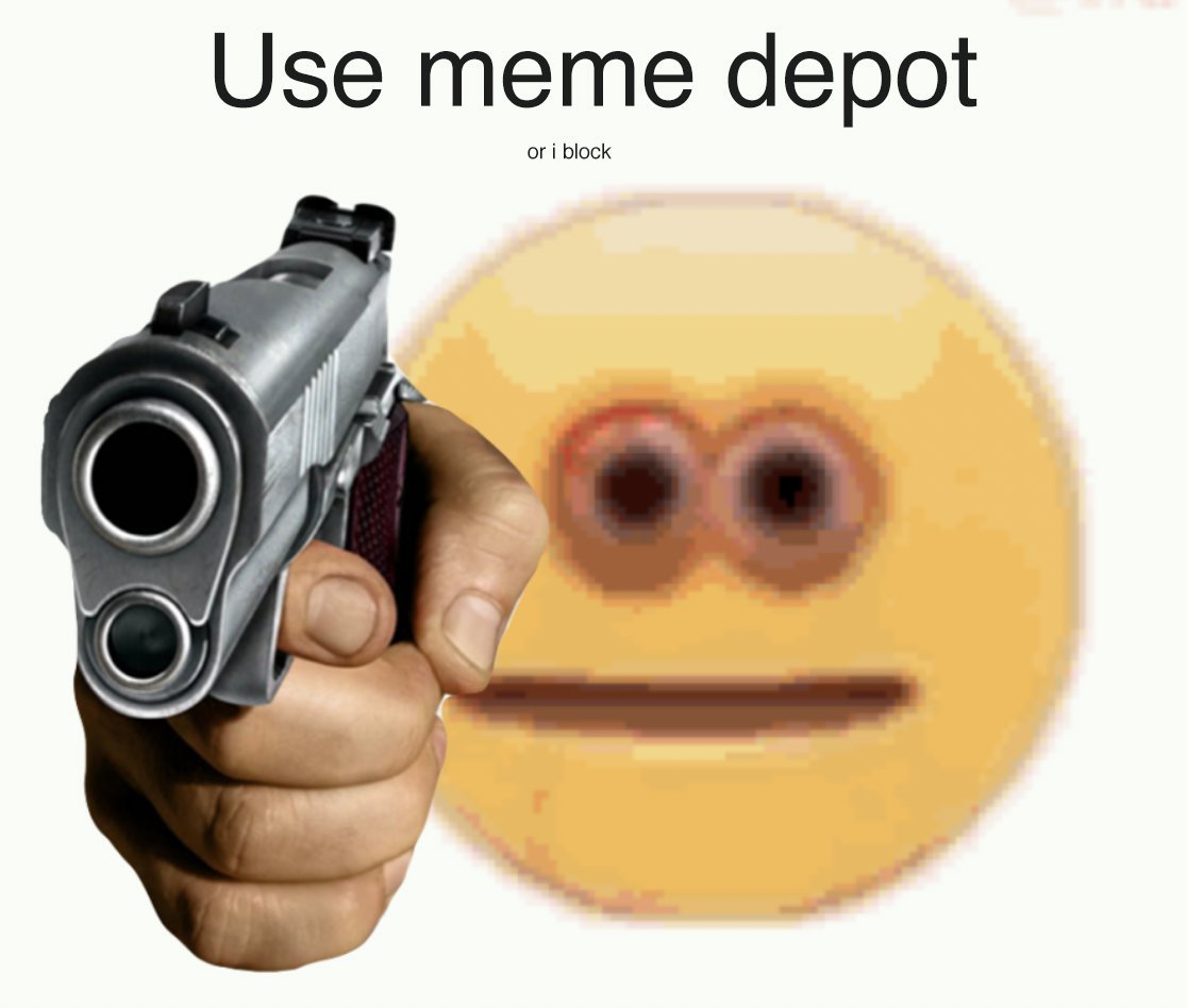 Meme Depot tweet media