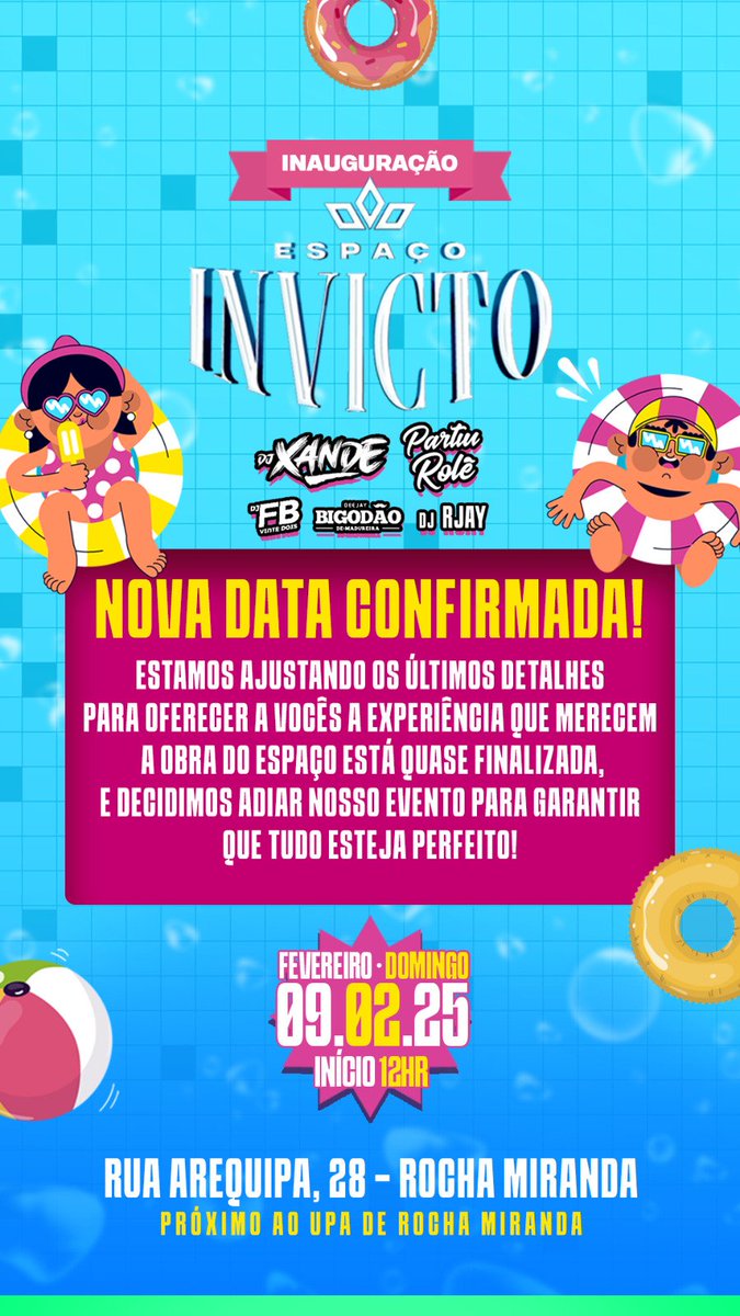 Invicto028's tweet photo. A nossa prioridade é entregar a experiência que vocês merecem.
Com mais tempo para finalizar os últimos detalhes da obra,
garantimos que tudo estará 100% pronto para receber vocês em grande estilo no dia 9 de fevereiro!

⚜️ Rua Arequipa, 28 — Rocha Miranda https://t.co/n6HLscuqbD