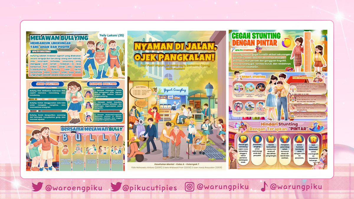 waroengpiku's tweet image. ˖⌑ ࣪˖ ୨୧ help rt &amp;amp; like please🍧
alo cutiepiess 🍥 Looking for super cute poster &amp;amp; infographic designs? 👩🏻‍🎨 Check out this adorable catalog ❗Guaranteed to melt your heart 💗

💌 WA me if you wanna chat, let’s create something amazing tgt 🎐
#zonauang #jokiposter #jokiinfografis