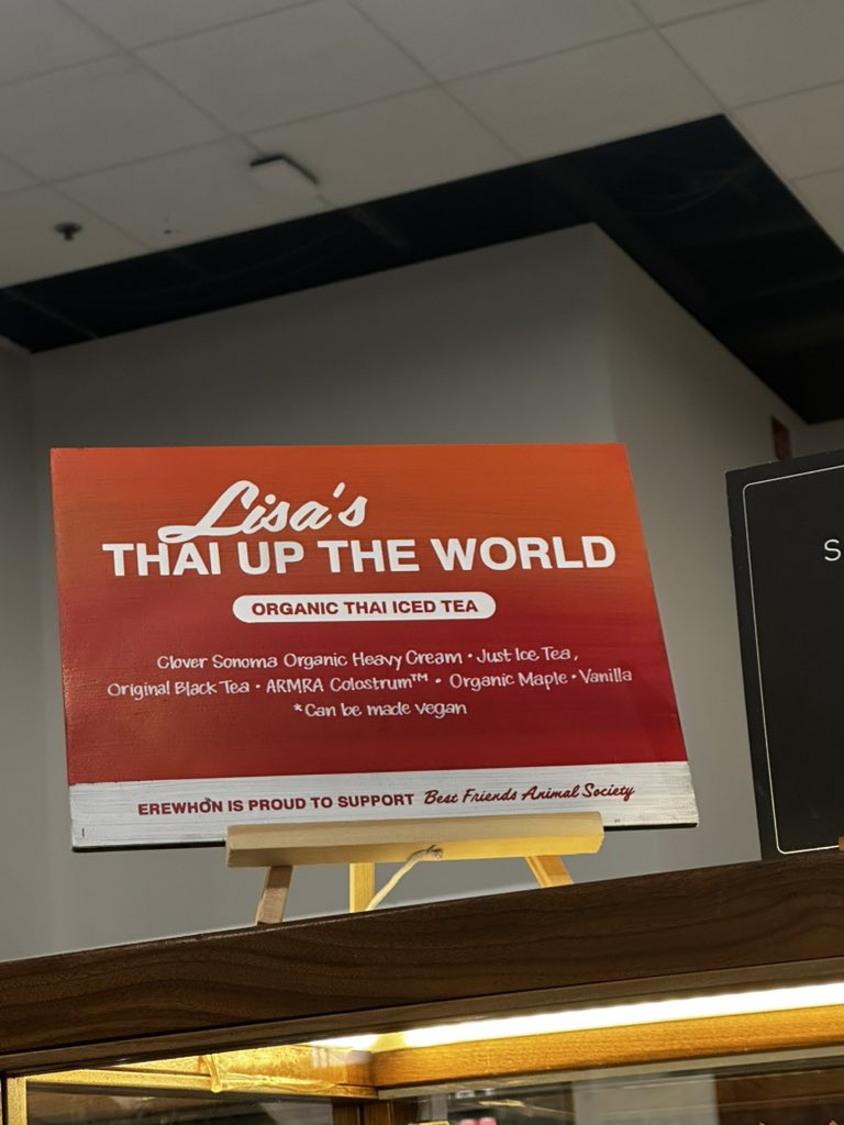 rozayfairy's tweet image. #Purchased. Erewhon lisa thai tea Lisa ur so loved by me mind you I drove thru the LA fire for this