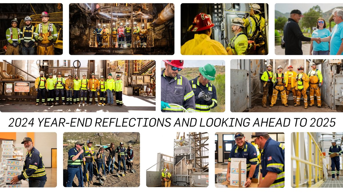 resolutioncu's tweet photo. 2024: A year of copper, community, and crushing goals. 💪 Curious about how we did it? Hint: It involves some serious teamwork and a lot of innovation. 🧑🔧🔗 Read our Year End Review here: https://t.co/nHIQp2AZcG
#YearInReview #MiningDoneRight https://t.co/3StqQKHZXf