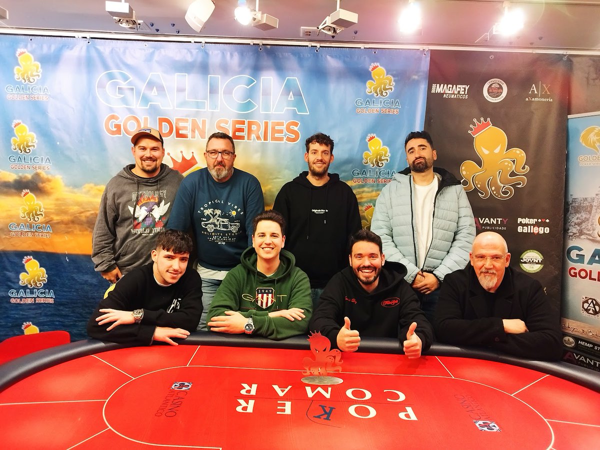 PokerGallego's tweet photo. Mesa Final Monster Stack!!!!
69 registros hemos tenido en nuestro primer paralelo del festival, el Monster Stack, donde ya estamos en Mesa Final, y lucharán por estos premios!!
1 - 2.100€ + PulpoGGS
2 - 1.470€
3 - 1.000€
4 - 610€
5 - 430€
6 - 330€
7 - 270€
8 - EntradaGGS 165€
9 - EntradaGGS 165€
10 - EntradaGGS 165€
11 - EntradaGGS 165€
12 - EntradaGGS 165€
13 - EntradaGGS 165€
14 - ValeGGS 45€
Suerte a todos!!!