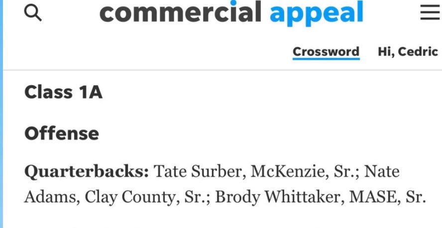 Brody Whittaker (@whittakerbrody) on Twitter photo Best to be named one of the best QBS in 1A Tennessee!!
@901Phenom <a href="/Coach_CJ15/">Christian Johnson</a> <a href="/BHZKID23/">Cedric Miller</a> <a href="/johnvarlas/">John Varlas</a> <a href="/Stackzre_bee/">Stanley “bee “ Burrow Jr</a> <a href="/4DJ___/">Deuante Jones</a> <a href="/MASEAthleticDep/">MASE Athletic Dept.</a> Best to be named one of the best QBS in 1A Tennessee!!
@901Phenom <a href="/Coach_CJ15/">Christian Johnson</a> <a href="/BHZKID23/">Cedric Miller</a> <a href="/johnvarlas/">John Varlas</a> <a href="/Stackzre_bee/">Stanley “bee “ Burrow Jr</a> <a href="/4DJ___/">Deuante Jones</a> <a href="/MASEAthleticDep/">MASE Athletic Dept.</a>