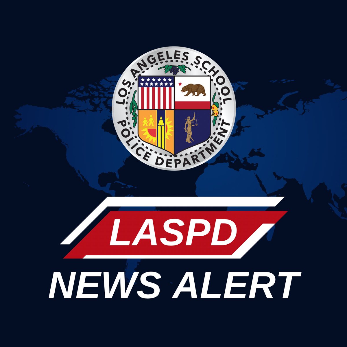LASchoolPolice's tweet photo. Breaking News: All #LAUSD Schools and Offices will be CLOSED on Thursday January 9, 2025.

For more information about resources for #LAUSD students and staff, visit https://t.co/yb4szFoZTX.

#SeeSomethingSaySomething
🚨#LASPD (213) 625-6631 https://t.co/UTtrdtBAYM