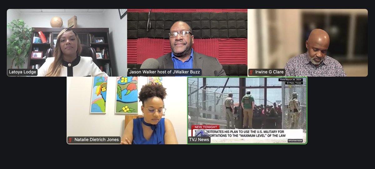 Currently on All Angles with <a href="/djmillerJA/">Dionne JacksonMiller</a> talking Mass Deportation