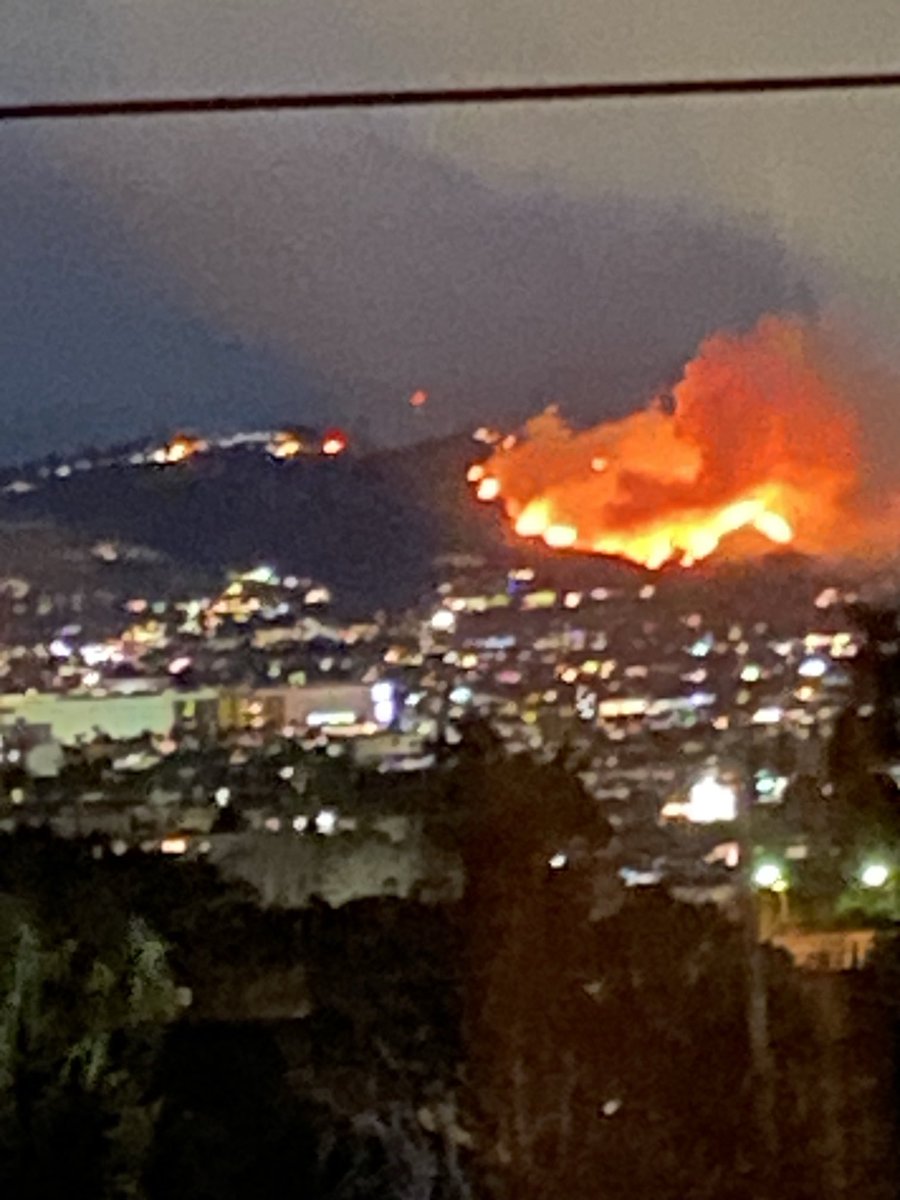 Hollywood Hills fire just keeps growing. Los Angeles fires