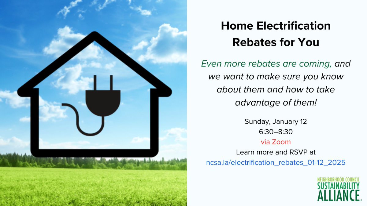 If you think it's silly to talk about home electrification now, you're missing the point. If we had converted to clean, renewable electricity 50 years ago, our city wouldn't be burning. ncsa.la/electrificatio… #ElectrifyLA