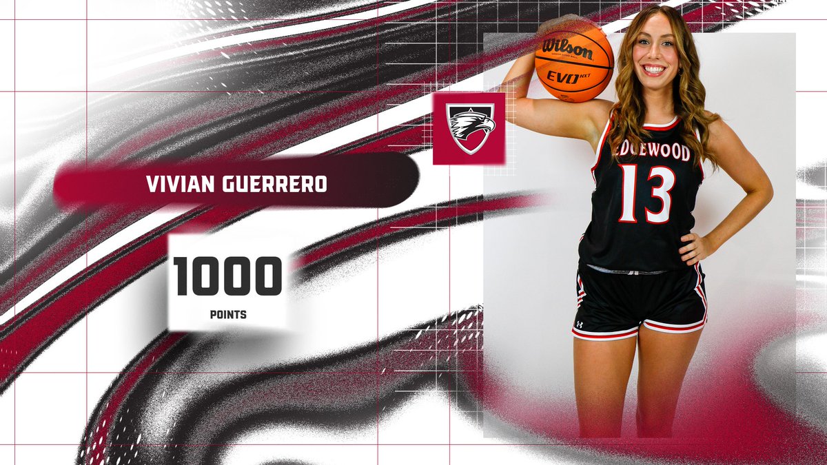 Tonight <a href="/guerrviv_13/">Vivian</a> became the 12th <a href="/edgewoodwbb/">Edgewood Women’s Basketball</a> player to reach 1,000 career points!