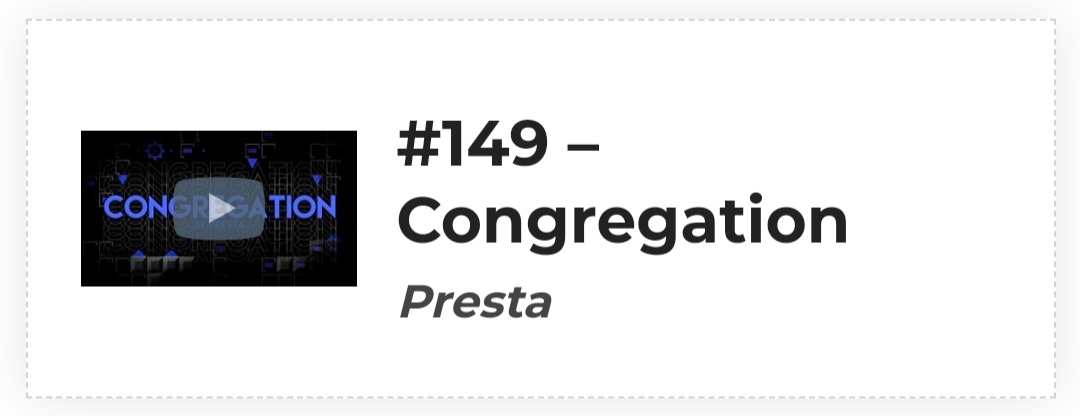 noofexisted's tweet photo. ........ guys. not to scare you but... what the fuck you mean congregation by presta gonna be legacy soon when 2 more levels are placed above it. i remember this shit being in the top 50 when it was placed..

what the fuck 💀💀 https://t.co/0RNTMxK2wM
