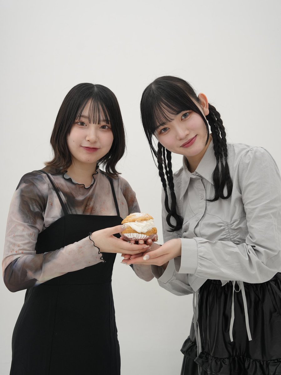 ぱる鍋シュークリーム 🍨 #桜庭遥花 #真鍋凪咲 #CUTIESTREET #きゅーす