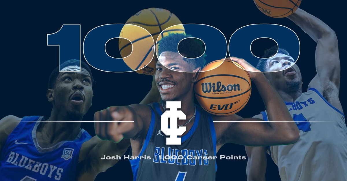 MBB | Congratulations to Josh Harris on reaching the 1,000-point milestone in his IC career.

#icathletics #goblueboys <a href="/BlueboysHoops/">Illinois College Blueboys Basketball</a>