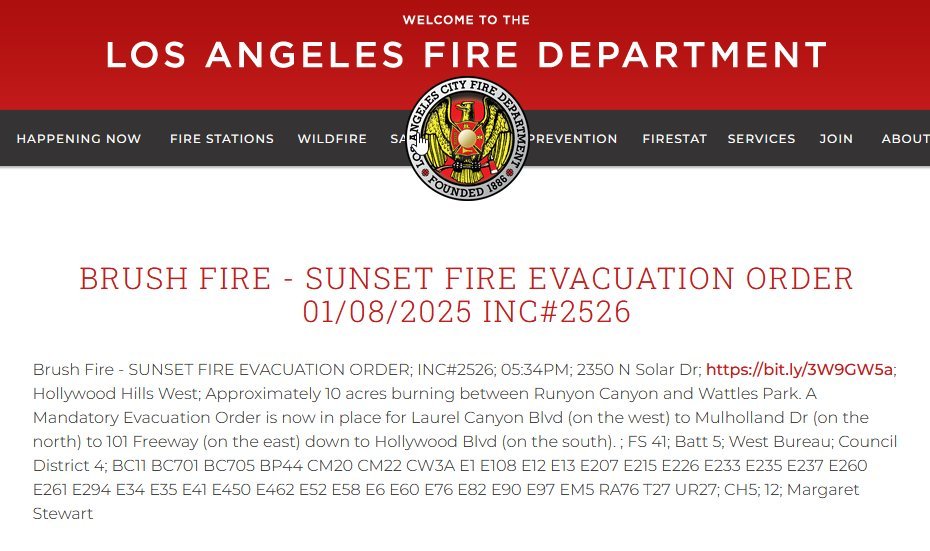 Los Angeles Alerts tweet media