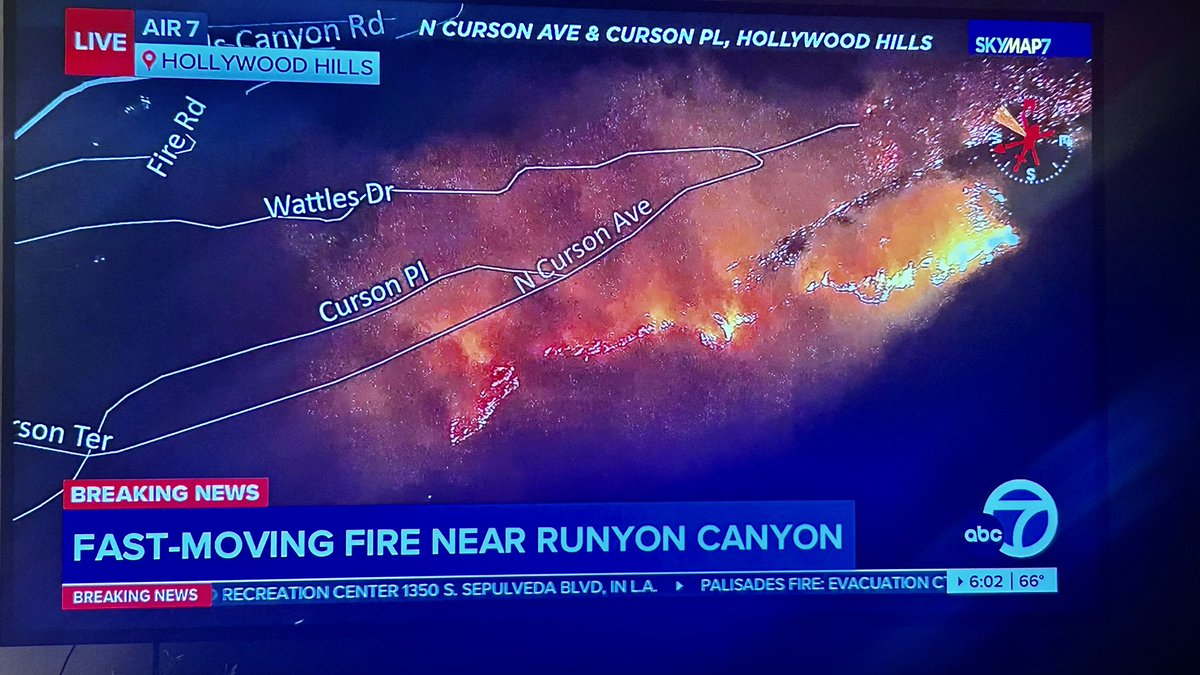 Nuovo incendio a #HollywoodHills vicino a Runyon Canyon.

È un incubo. 

#LosAngelesFire #LosAngeles