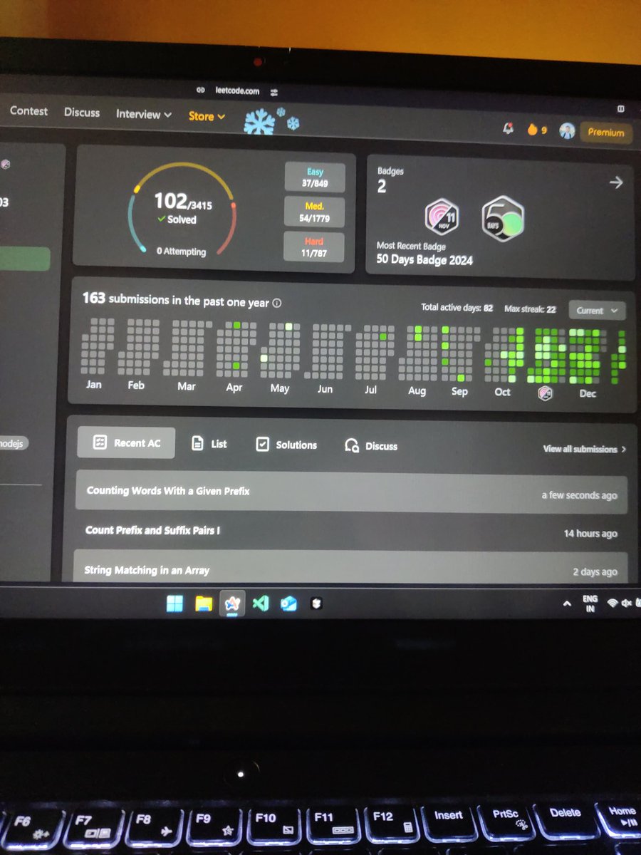 kunal_dev_'s tweet image. Century 💯 done ✅ 
#LeetCode #codeforfun