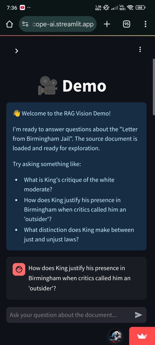 codevlogger's tweet image. 🔍 Built a tool that shows which parts of text LLMs actually use to answer questions!
See it live: thoughtscope-ai.streamlit.app
Tech: @streamlit + @UnstructuredIO
Demo Doc: MLK's Letter from Birmingham Jail
Currently focused on static doc. Planning for dynamic docs.