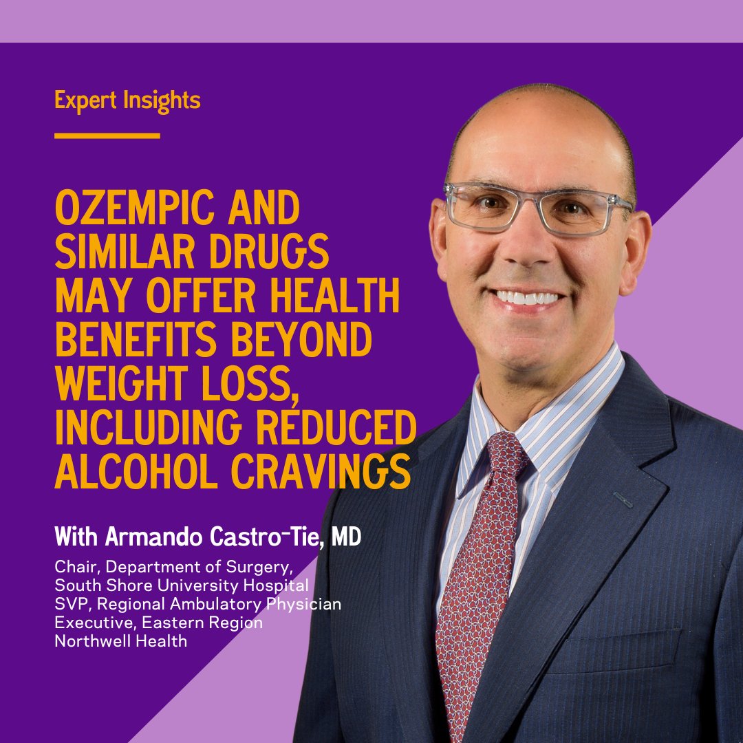 As obesity rates rise in the US, women are turning to GLP-1 medications like Ozempic to lose weight. Along with #WeightLoss, some patients are also seeing improvements in their heart health and alcohol cravings.

Armando Castro-Tié, MD, explains the link: bit.ly/4fYiqLL