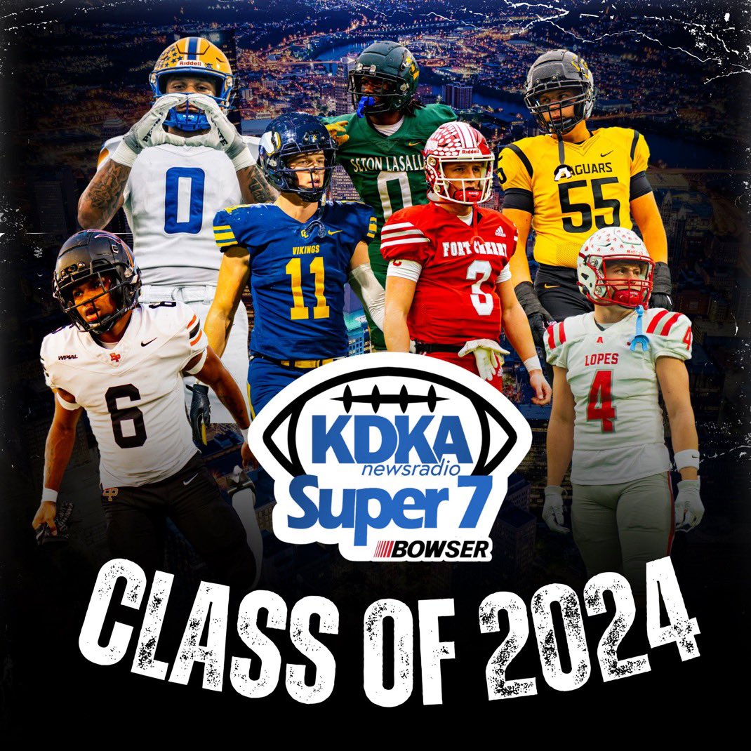 Congrats to <a href="/lucaneal16/">Luca Neal</a> for being named to KDKA Super 7 Class of 2024!!  A special thanks to <a href="/KDKARadio/">100.1 FM and AM 1020 KDKA</a> for supporting high school football. Congrats to all the athletes on this prestigious honor. 

#KDKAFridayNightLights #WPIAL