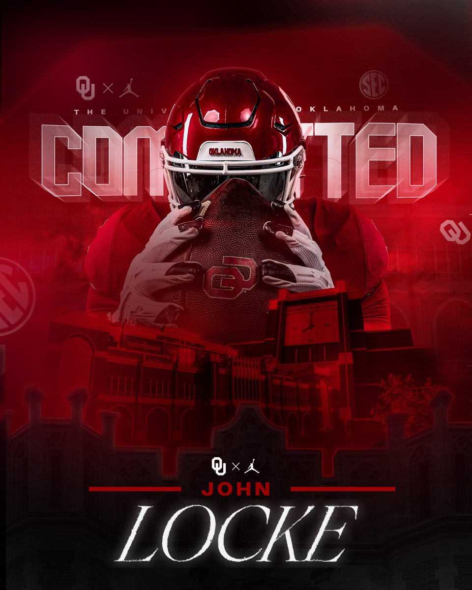 Home ❤️ Psalm 23:4
#BoomerSooner 
#Committed 
<a href="/CoachVenables/">Brent Venables</a> @JOE_JON_FINLEY 
<a href="/pm3sports/">PM3sports</a>