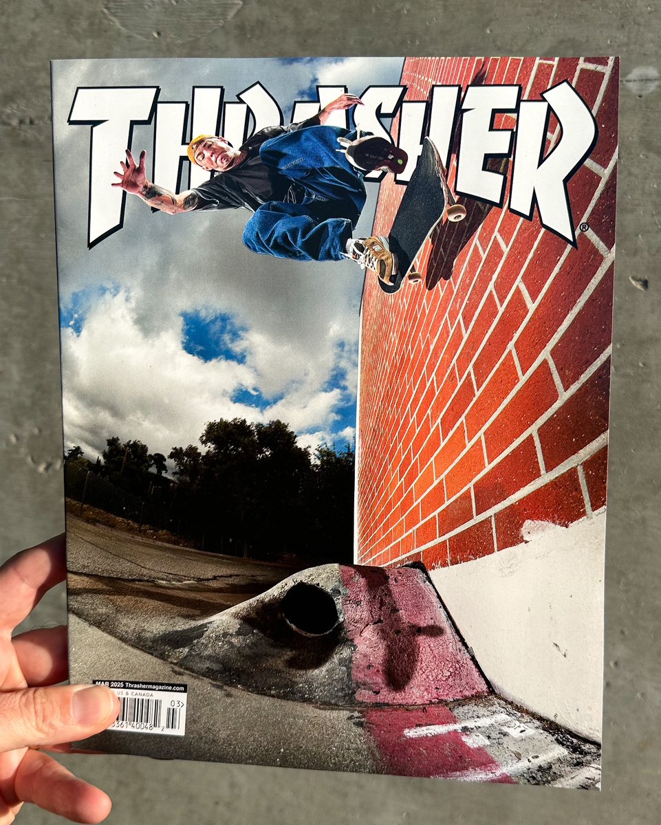 🚨 THE BOSS aka Andrew Reynolds kickflip wallrides onto the cover of Issue #536 📖
Grab a copy on the Thrasher site 📡