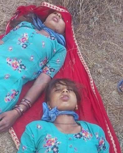 Indusminorities's tweet photo. Tag a Sindhi friend please. Their homeland is a war zone.

Sindh, Pakistan: Two minor Hindu girls, Hema and Venti were found hanging from the tree. Suicide or murder, no one knows. 
Who is going to save these minorities? https://t.co/ng4R32zKzr