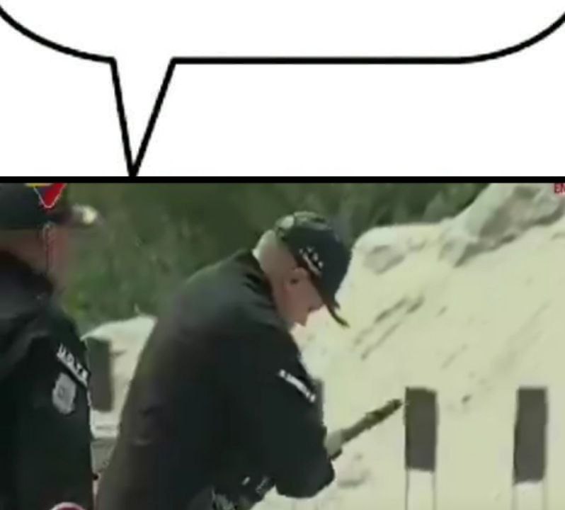NCountryballs's tweet photo. @dcabellor @ConElMazoDando usted se anda burlando en su programa de mierda y ni sabe cargar un fusil, perro hijueputa https://t.co/ilWiV54XTy