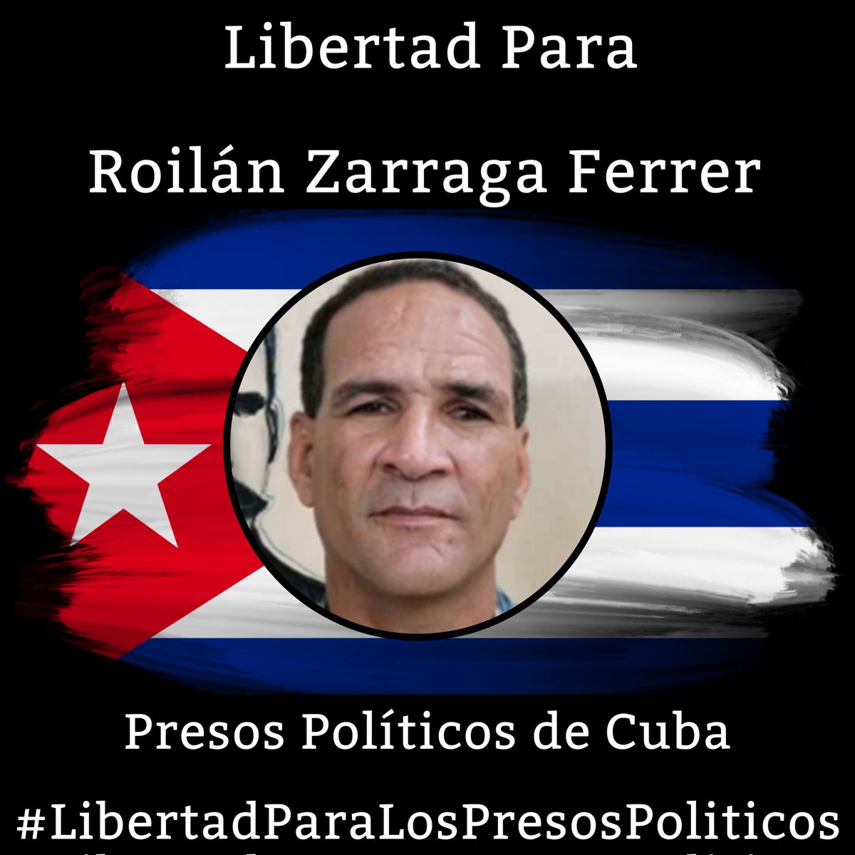dloyna42009's tweet photo. #Twittazo por los #PresosDeCastro
Libertad para Roilan Zarraga Ferrer. Abandonarlos es un crimen. No podemos dejar de luchar. 
.
.
#HastaQueSeanLibres 
#LibertadParaLosPresosPolitico https://t.co/hqAeQJZhK7