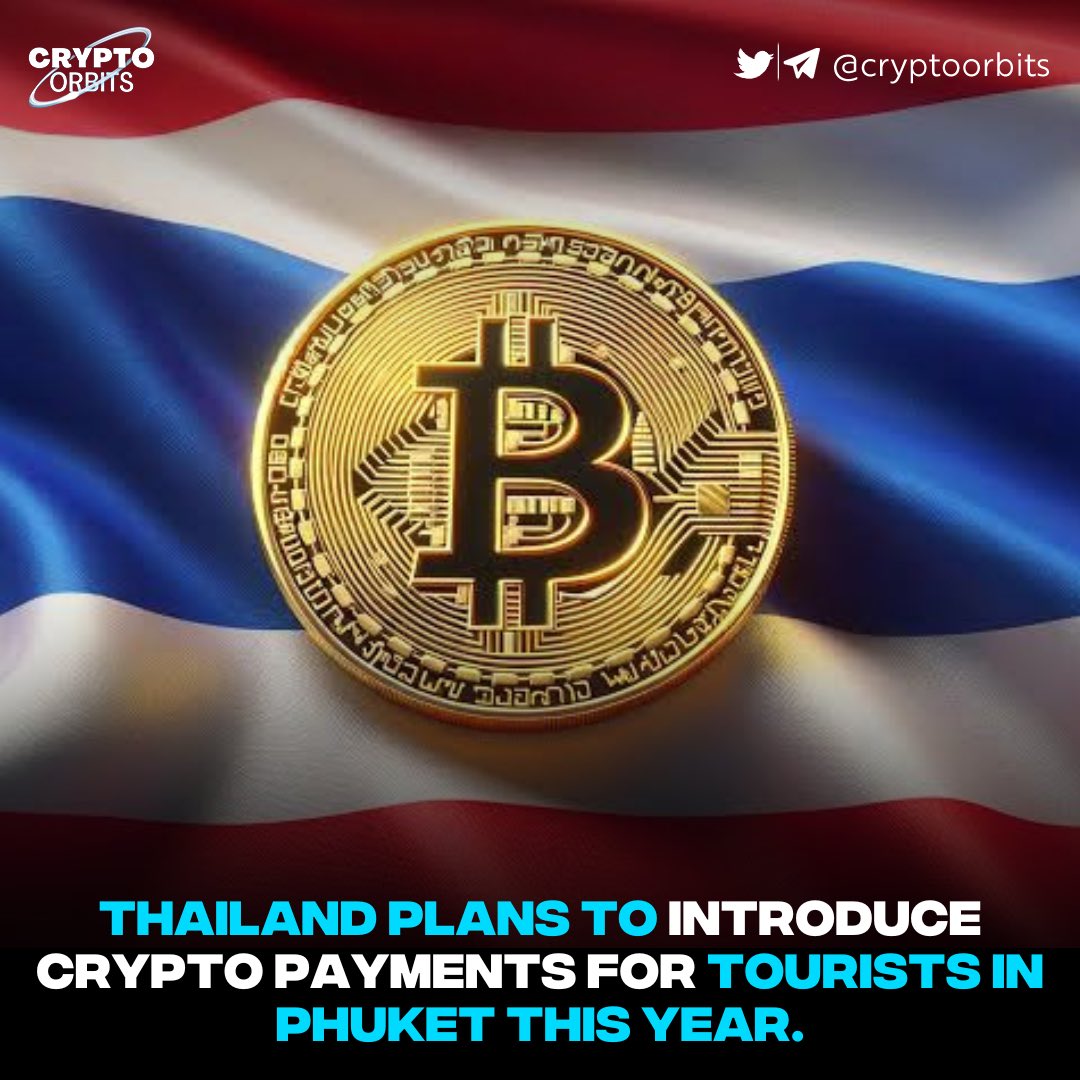 ⭐️ Thailand plans to introduce #crypto payments for tourists in Phuket this year.