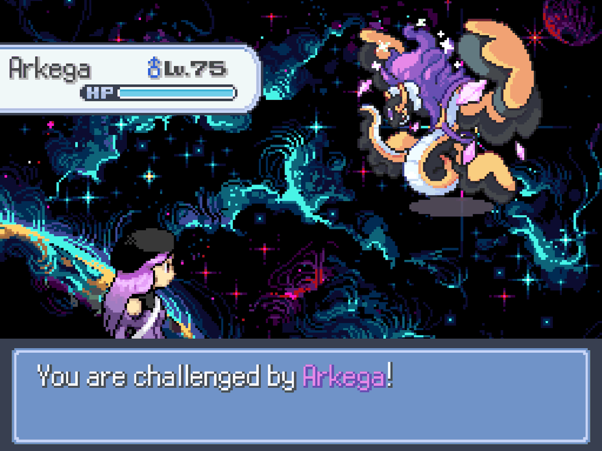 This enigmatic celestial dragon, living endlessly high above the region of Mythan, has watched over people and Pokemon since time immemorial. 

What secrets does it hold on your journey through Mythan once again?

(Likes and reposts appreciated to help us boost the game!)