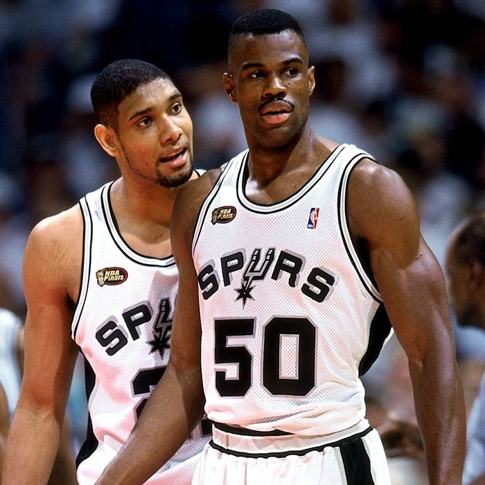 Jarrett Allen and Evan Mobley are the first big man duo to each have 20 PTS, 10 REB, &amp; 6 AST in a game since Tim Duncan and David Robinson in 1998