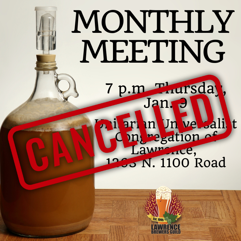Due to inclement weather, the January meeting scheduled for Jan. 9 has been cancelled. Watch your email for a survey to vote for the 2025 officers! We hope to see you at our next Hoppy Hour on Thursday, Feb. 6, at Merchants and at our next meeting on Thursday, Feb. 13.