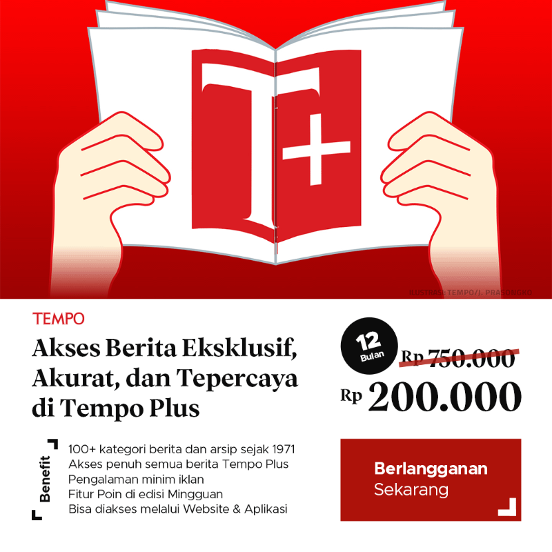 tempodotco's tweet photo. Penawaran spesial untukmu di awal tahun! Hemat 500ribuan berlangganan Tempo Plus selama 12 bulan. 

Semua kebutuhan informasimu tersedia di sini, tanpa batas bacaan, dan bisa diakses kapanpun dan di manapun. 

Khusus pelanggan baru. Yuk, berlangganan sekarang, Sahabat Tempo!