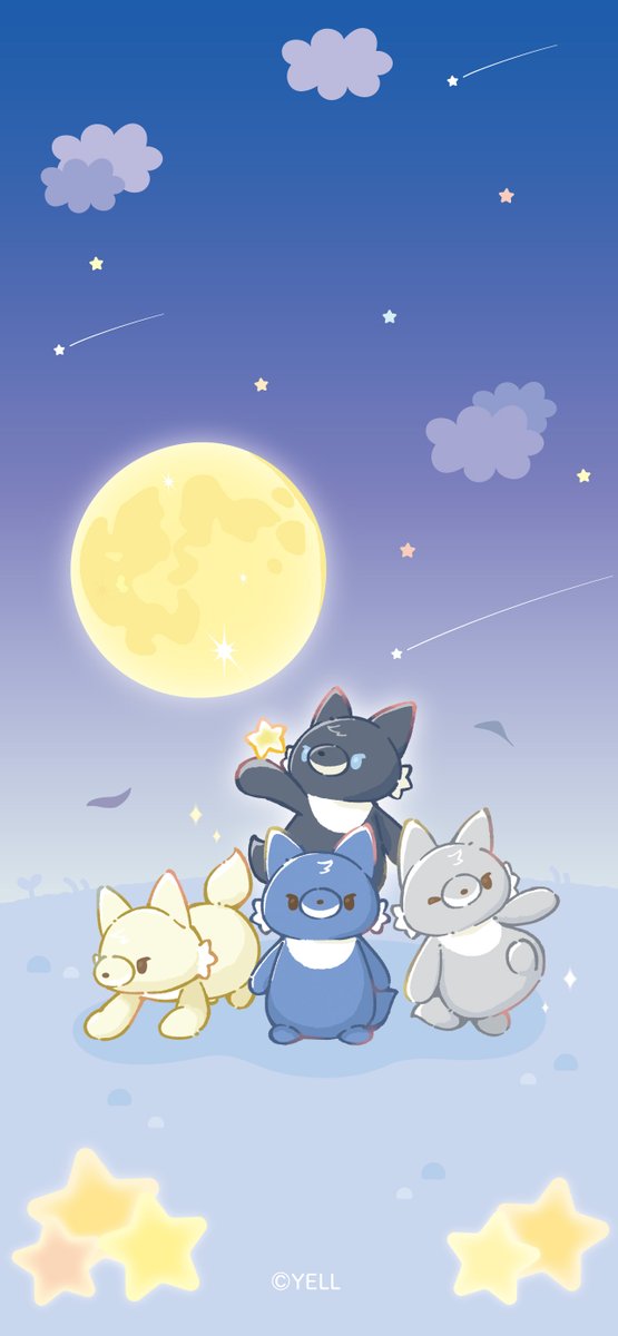 たくさんの🩷ありがとう！！✨ #壁紙 もどうぞ🌕🐺