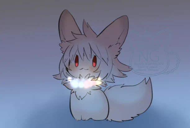 光る毛玉 