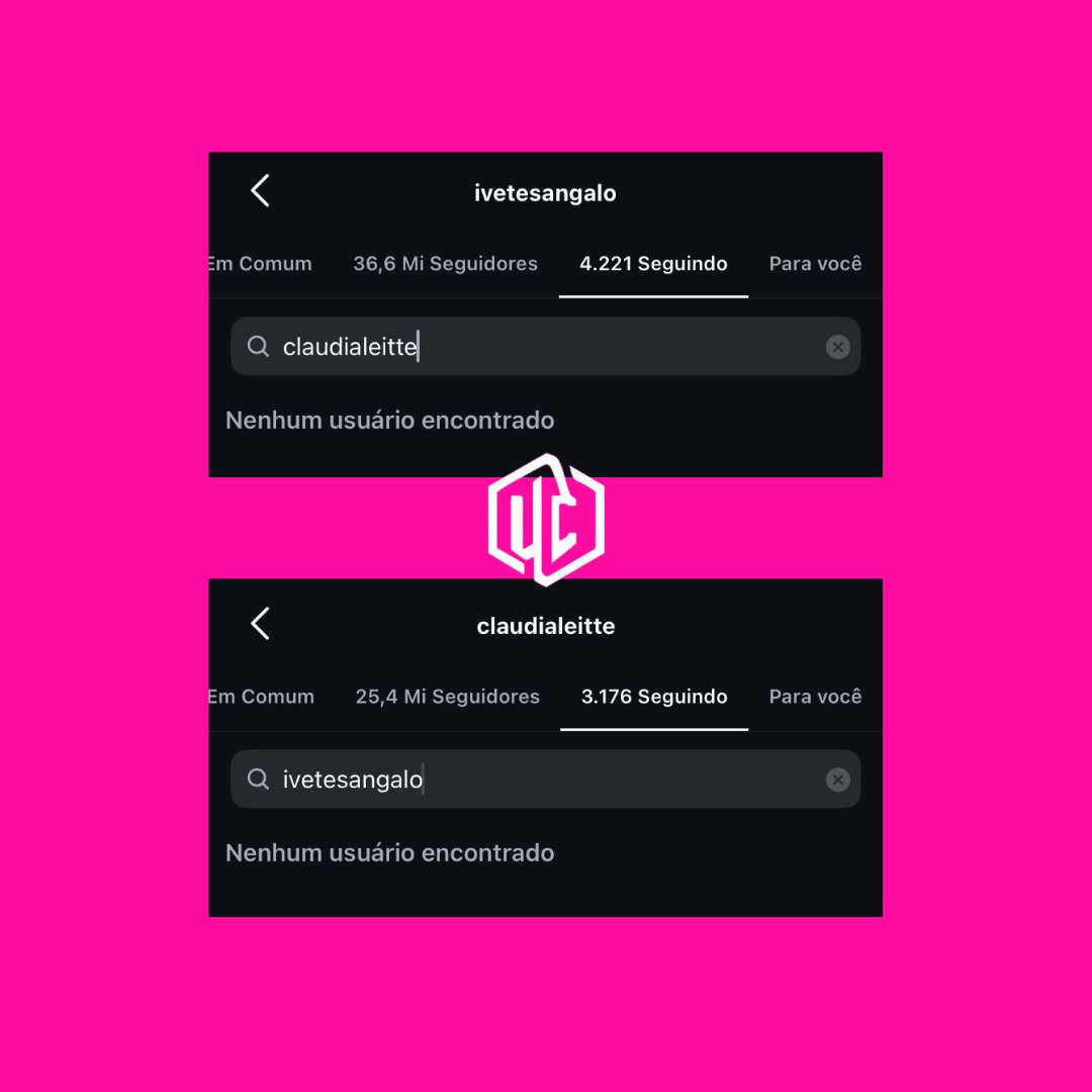 updatecharts's tweet image. 🚨 AXÉ EMERGENCY: Ivete Sangalo e Claudia Leite trocam UNFOLLOW no Instagram.