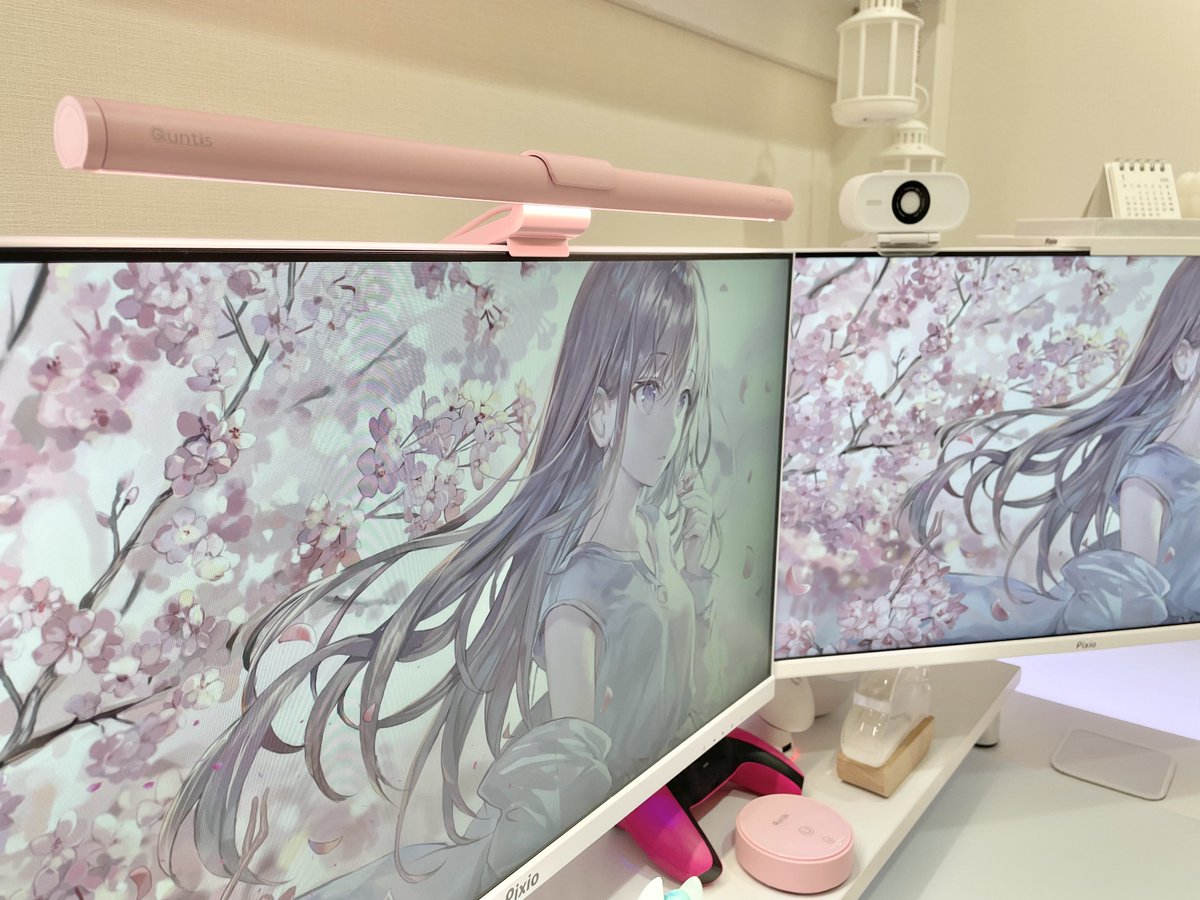 Chiinee22's tweet image. ﾓﾆﾀｰﾗｲﾄのピンク色を
@QuntisO 様より提供頂きました🦩🫧
ピンク系でデバイス周りを揃えている方には嬉しい色展開💗
☑︎ 調光が可能
☑︎ リモコンset
☑︎ 正面＆背面ライト
なんと今回割引ｺｰﾄﾞあります！
【ZZW6N3RN 】7月2日〆有効
ﾂﾘｰへ!🔗

#quntis 
#monitorlight 
#desksetup