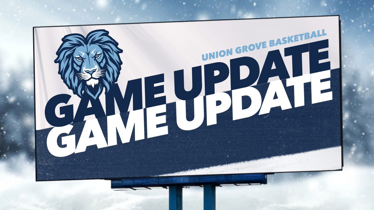 The basketball games at Ore City, originally scheduled for Friday, have been tentatively rescheduled to Saturday with Varsity Girls to tipoff at 5:00 PM. Should the forecast for Saturday worsen, the tipoff time will be adjusted accordingly. 

#PTP | #GroveHoops