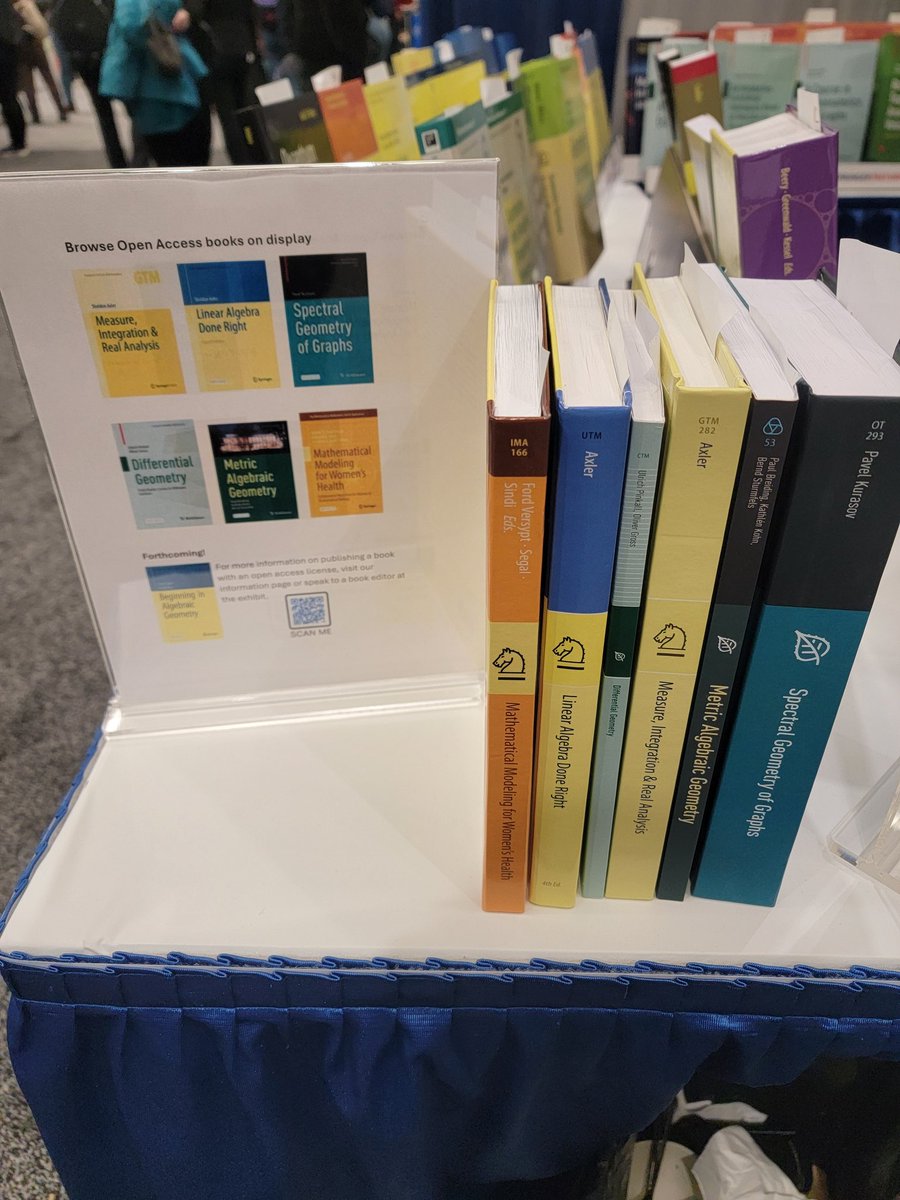 FordVersyptLab's tweet image. Our book Mathematical Modeling for Women&apos;s Health is available at the Springer booth at #JMM25. my first time seeing it in print! Open access available here: link.springer.com/book/10.1007/9…